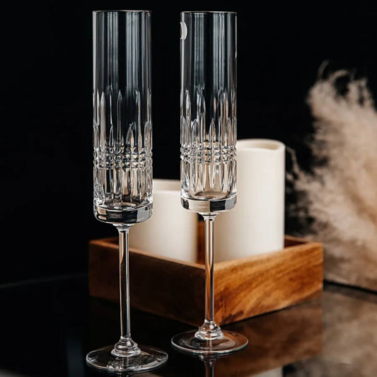 Handmade Crystal Glasses “Royal Cut”, 2 pcs.