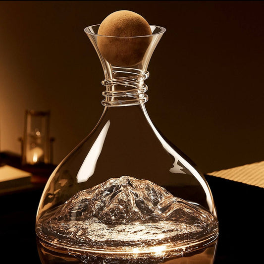 Decanter with Oak Stopper “Nature Wood”, 1 L.