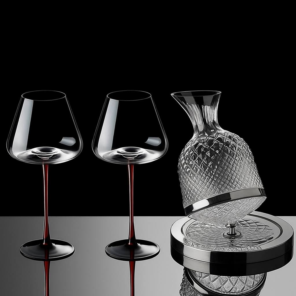Set: Decanter + 2 Glasses “Tasting Set”