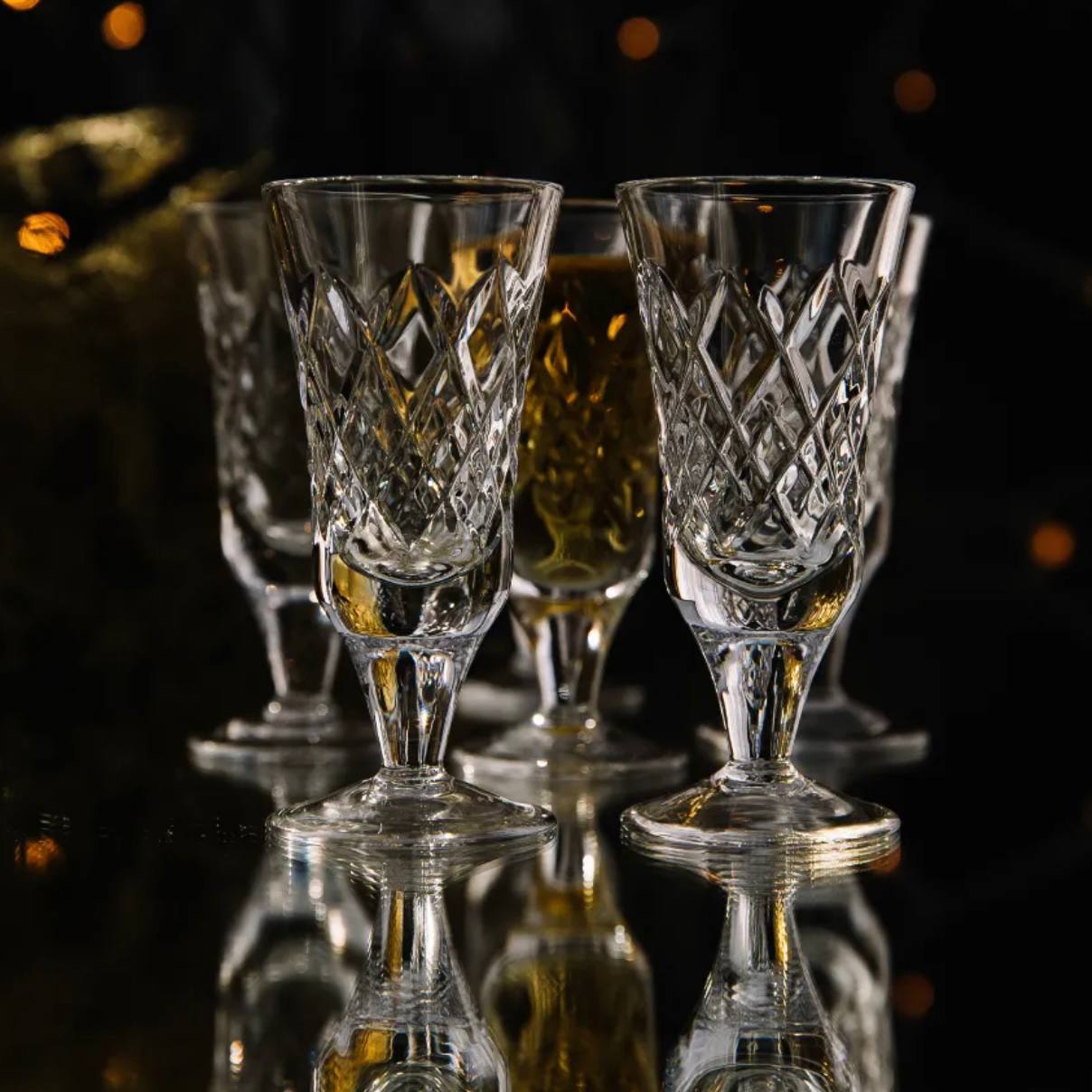 Shot Glass Set “Whiskey Flame”, 6 pcs.